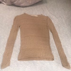 Zaraknit top beautiful beige color